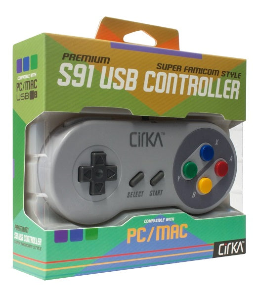 MANDO CONTROLLER SNES COLORES S91 USB (PC/MAC)