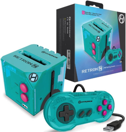 CONSOLA HYPERKIN RETRON SQ BEACH AZUL (PARA JUEGOS GAMEBOY & ADVANCE)