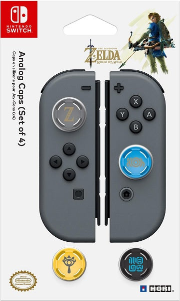 HORI ANALOG CAPS ZELDA: BREATH OF THE WILD (SET 4 UDS.)