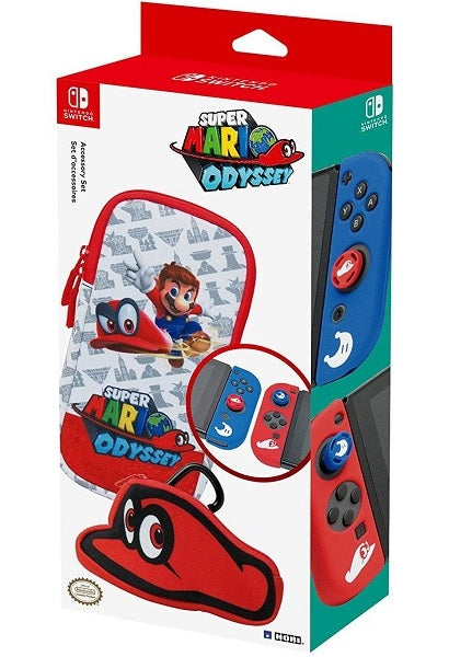 HORI STARTER KIT DE ACCESORIOS SUPER MARIO ODYSSEY (OFICIAL)