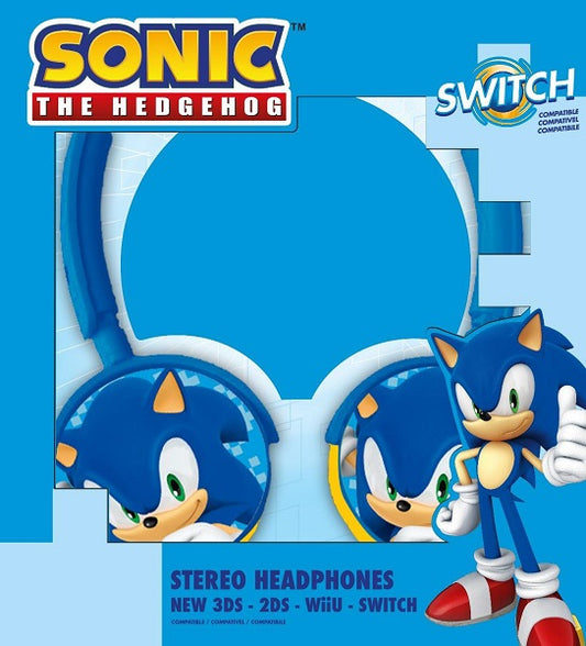 INDECA AURICULARES SONIC THE HEDGEHOG (NEW 3DS/2DS/WiiU)