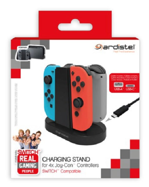 ARDISTEL CHARGING STAND FOR X 4 JOY-CON CONTROLLERS