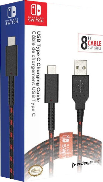 PDP USB TYPE C CHARGING 8 FT CABLE 2,4 M