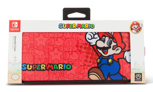 POWER A STEALTH CASE ROJA SUPER MARIO EDICION