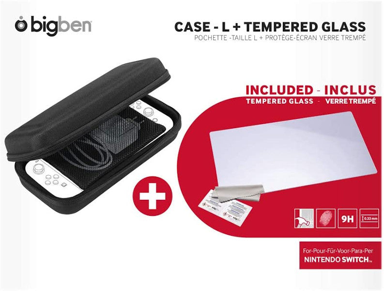 BIGBEN CASE-L & TEMPERED GLASS SCREEN PROTECOR