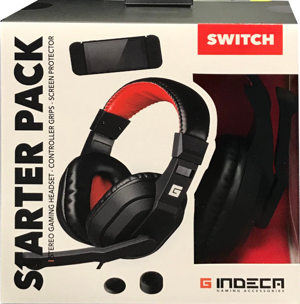 INDECA STARTER PACK (STEREO HEADSET+GRIPS+SCREEN PROTECTOR)