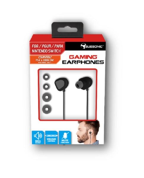 SUBSONIC GAMING EARPHONES (PS4/XBONE/SMARTPHONE/TABLETS)