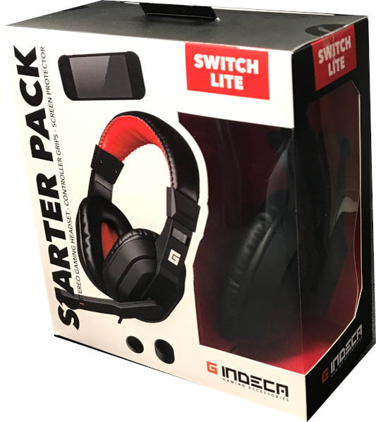 INDECA STARTER PACK (STEREO HEADSET+GRIPS+SCREEN PROTECTOR) SWITCH LITE