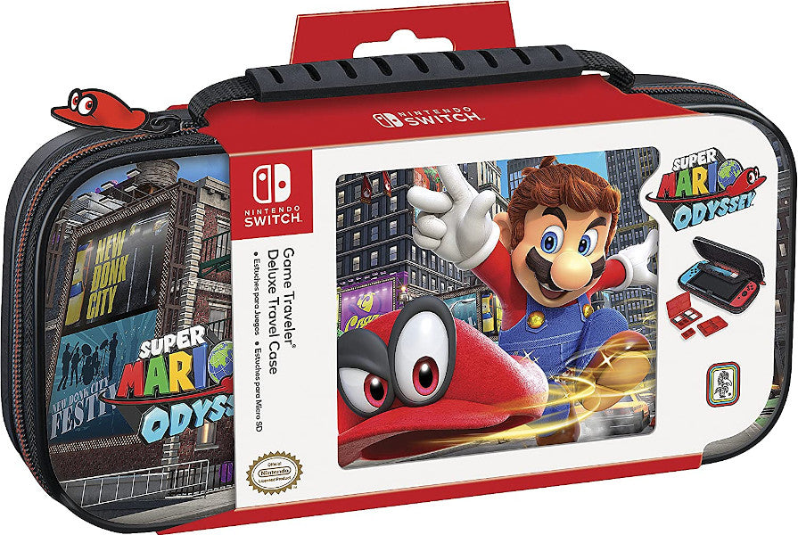 GAME TRAVELER DELUXE TRAVEL CASE SUPER MARIO ODYSSEY NNS58 (OFICIAL)(OLED)