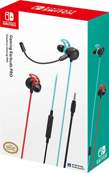 HORI AURICULARES AZUL/ROJO NEÓN