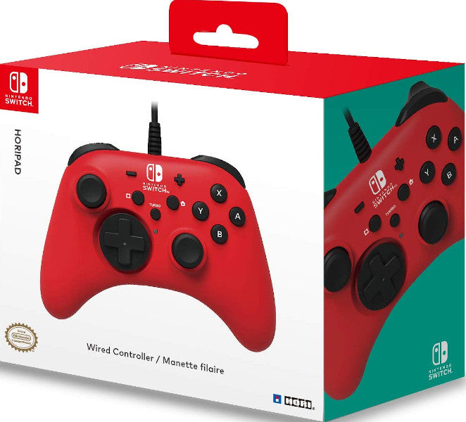 HORI WIRED HORIPAD CONTROLLER ROJO