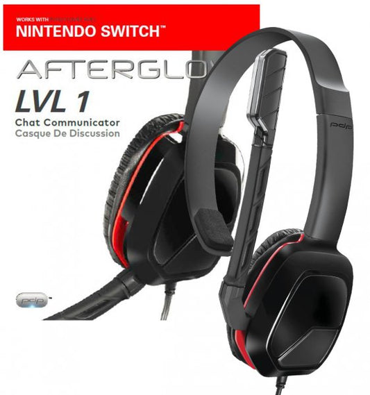 AFTERGLOW CHAT HEADSET LVL 1 NEGRO