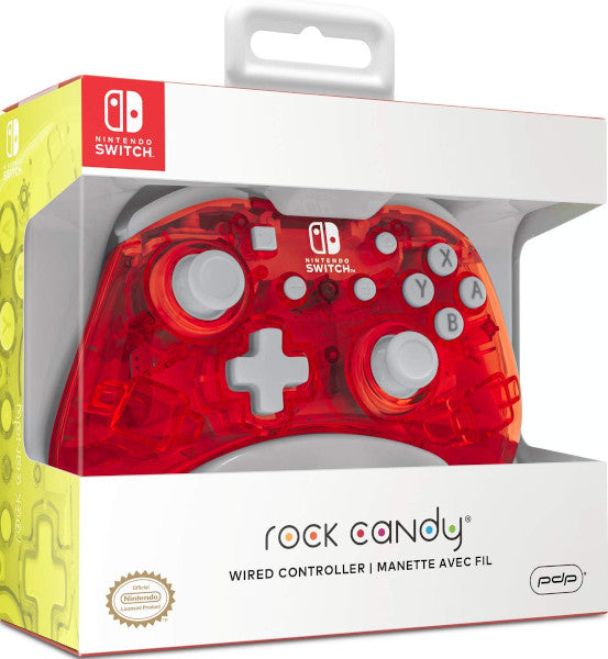 PDP ROCK CANDY MINI WIRED CONTROLLER CHERRY (CEREZA)