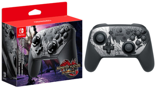 PRO CONTROLLER + CABLE USB MONSTER HUNTER RISE ED. ESPECIAL LIMITADA (IMP)