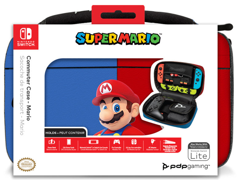 PDP COMMUTER CASE SUPER MARIO (MARIO AZUL Y ROJO) (LITE)