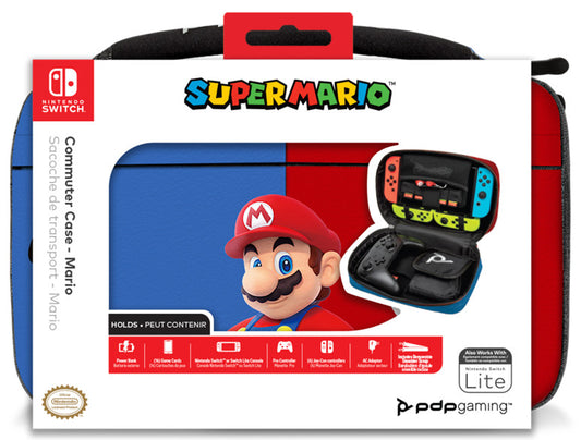 PDP COMMUTER CASE SUPER MARIO (MARIO AZUL Y ROJO) (LITE)