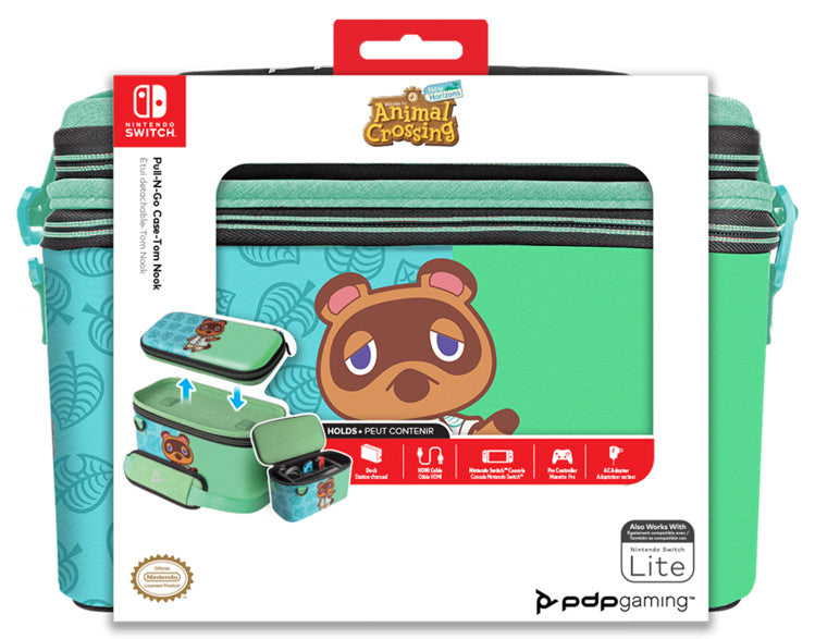 PDP PULL-N-GO CASE ANIMAL CROSSING NEW HORIZON TOM NOOK (LITE)