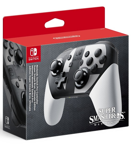 PRO CONTROLLER + CABLE USB SUPER SMASH BROS ULTIMED EDITION