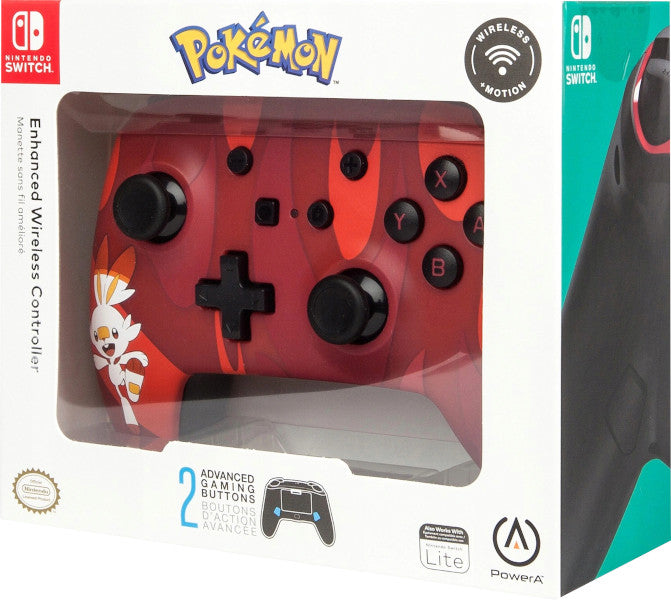 POWER A ENHANCED WIRELESS CONTROLLER POKEMON SCORBUNNY