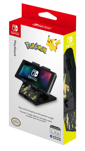 HORI PLAYSTAND PIKACHU (BLACK & GOLD)