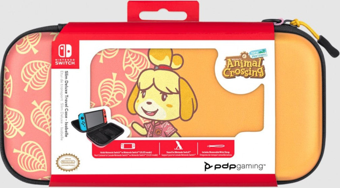 PDP SLIM DELUXE TRAVEL CASE - ANIMAL CROSSING: ISABELLE (SWITCH/LITE/OLED)