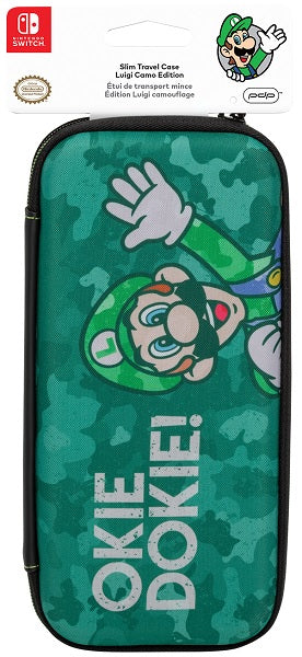 PDP SLIM TRAVEL CASE LUIGI CAMO EDITION