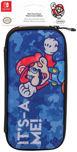 PDP SLIM TRAVEL CASE MARIO CAMO EDITION