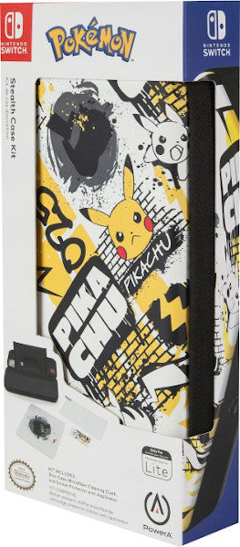 POWER A STEALTH CASE KIT POKEMON GRAFFITI (FUNDA/GAMUZA/PROTECTOR) LITE