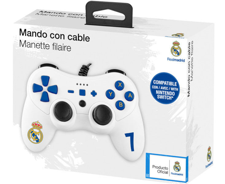 WIRED CONTROLLER WHITE N°7 ED. REAL MADRID