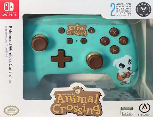 POWER A WIRELESS CONTROLLER ANIMAL CROSSING KK SLIDER