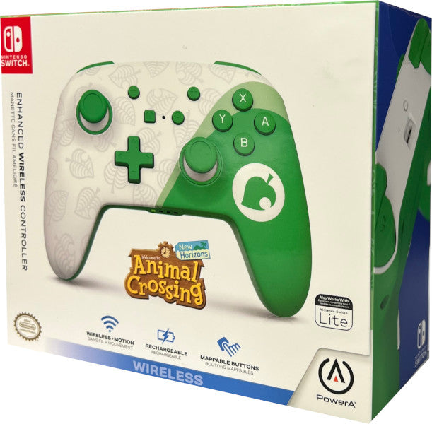 POWER A ENHANCED WIRELESS CONTROLLER ANIMAL CROSSING: NEW HORIZONS HOJA (LITE)