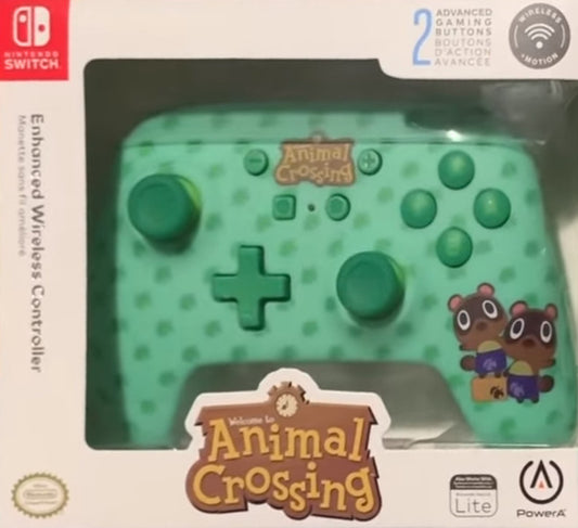 POWER A WIRELESS CONTROLLER ANIMAL CROSSING TIMMY & TOMMY NOOK