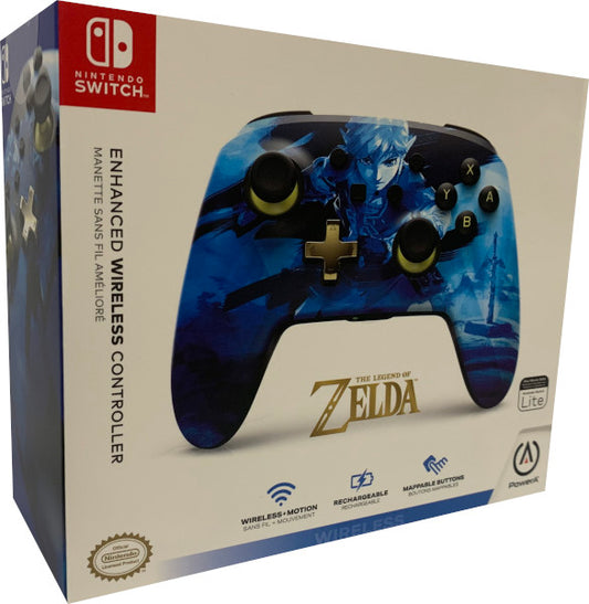 POWER A ENHANCED WIRELESS CONTROLLER THE LEGEND OF ZELDA -LINK- BLUE (AZUL) (SWITCH/LITE)