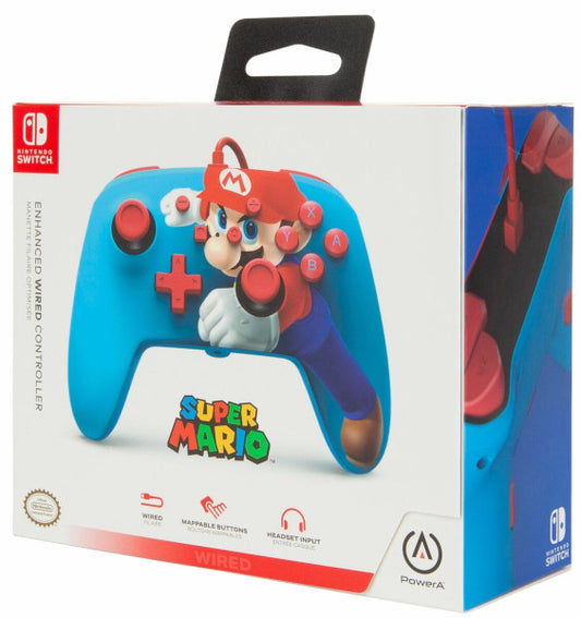 POWER A ENHANCED WIRED CONTROLLER SUPER MARIO (MARIO)