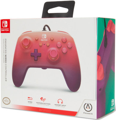 POWER A ENHANCED WIRED CONTROLLER FANTASY FUCHSIA (FUCSIA FANTASIA)