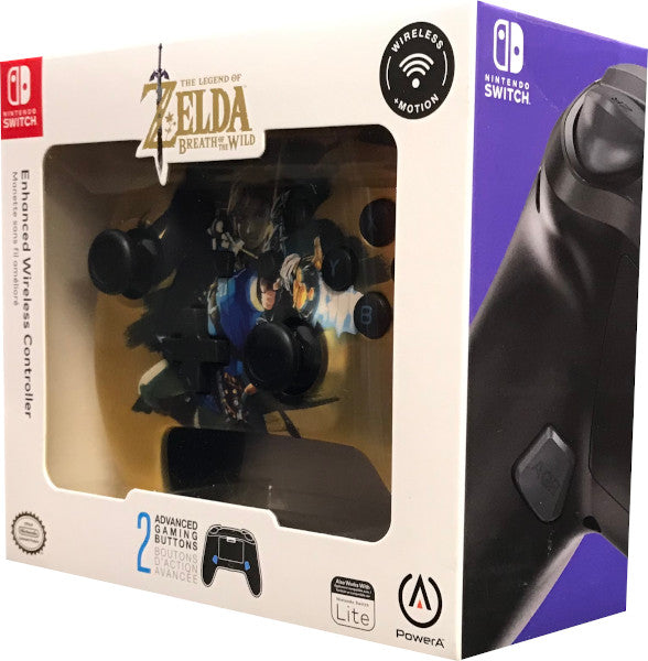 POWER A ENHANCED WIRELESS CONTROLLER ORO THE LEGEND OF ZELDA BREATH OF THE WILD