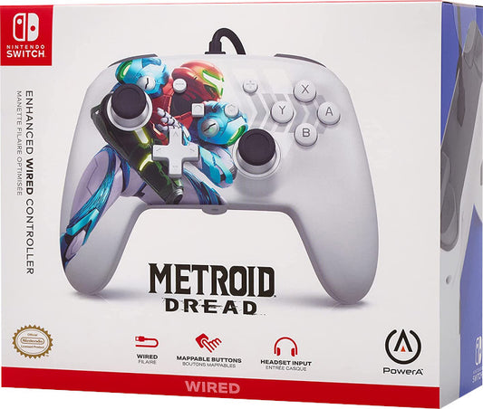 POWER A ENHANCED WIRED CONTROLLER METROID DREAD