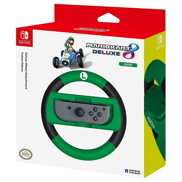 HORI VOLANTE MARIO KART 8 DELUXE WHEEL LUIGI (OFICIAL)