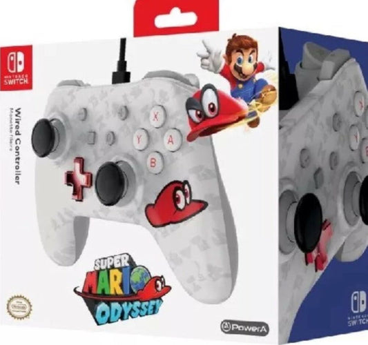 POWER A WIRED CONTROLLER MARIO ODYSSEY: CAPPY EDITION