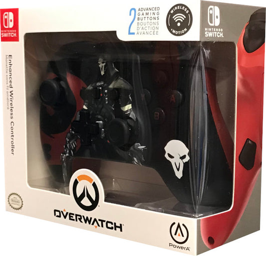 POWER A ENHANCED WIRELESS CONTROLLER OVERWATCH REAPER