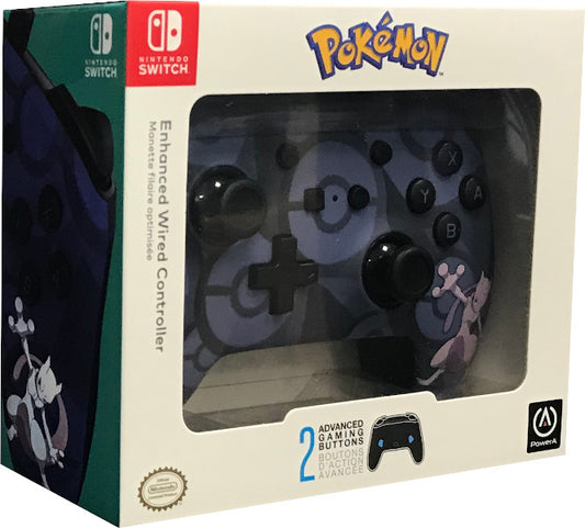 POWER A ENHANCED WIRED CONTROLLERS POKEMON MEWTWO EDITION