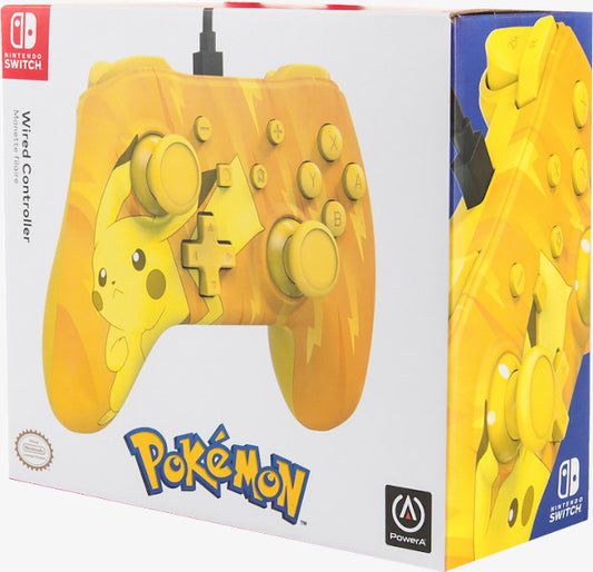 POWER A POKEMON WIRED CONTROLLERS POKEMON PIKACHU