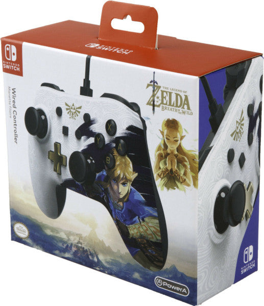 POWER A WIRED CONTROLLER LEGEND OF ZELDA:BREATH OF THE WILD