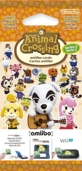 PACK 3 TARJETAS AMiiBO ANIMAL CROSSING (SERIE 2) (IMP)