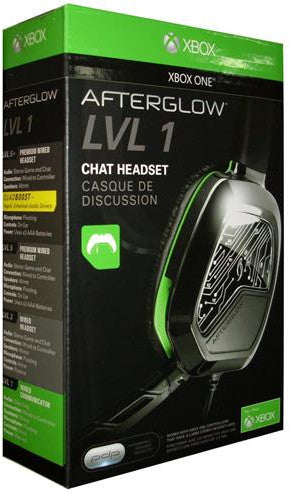 PDP AFTERGLOW LVL 1 WIRED GAMING HEADSET BLACK (NEGRO)