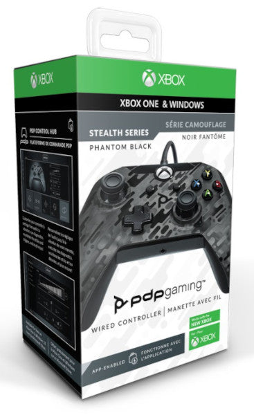 PDP WIRED CONTROLLER CAMUFLAJE PHANTOM BLACK (XBOX ONE & WINDOWS) OFICIAL