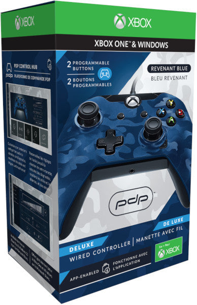 PDP DELUXE WIRED CONTROLLER REVENANT BLUE/AZUL (XBOX ONE & WINDOWS) OFICIAL