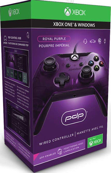 PDP WIRED CONTROLLER ROYAL PURPLE (XBOX ONE & WINDOWS) OFICIAL