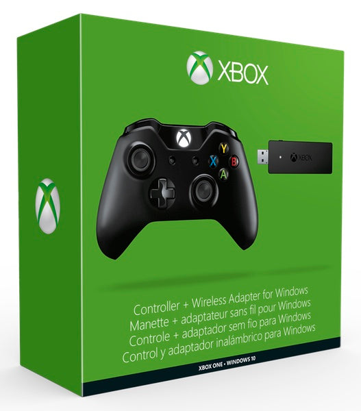 WIRELESS CONTROLLER BLACK + WIRELESS ADAPTER FOR WINDOWS