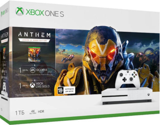 1 TB/TO XB ONE S BLANCA + ANTHEM:LEGION OF DAWN EDITION +1 MES XBOX LIVE GOLD